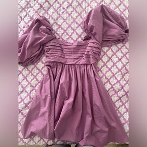 abercrombie and finch purple mini dress